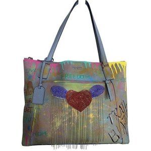 kate spade w handbag customized by me w graffi mul